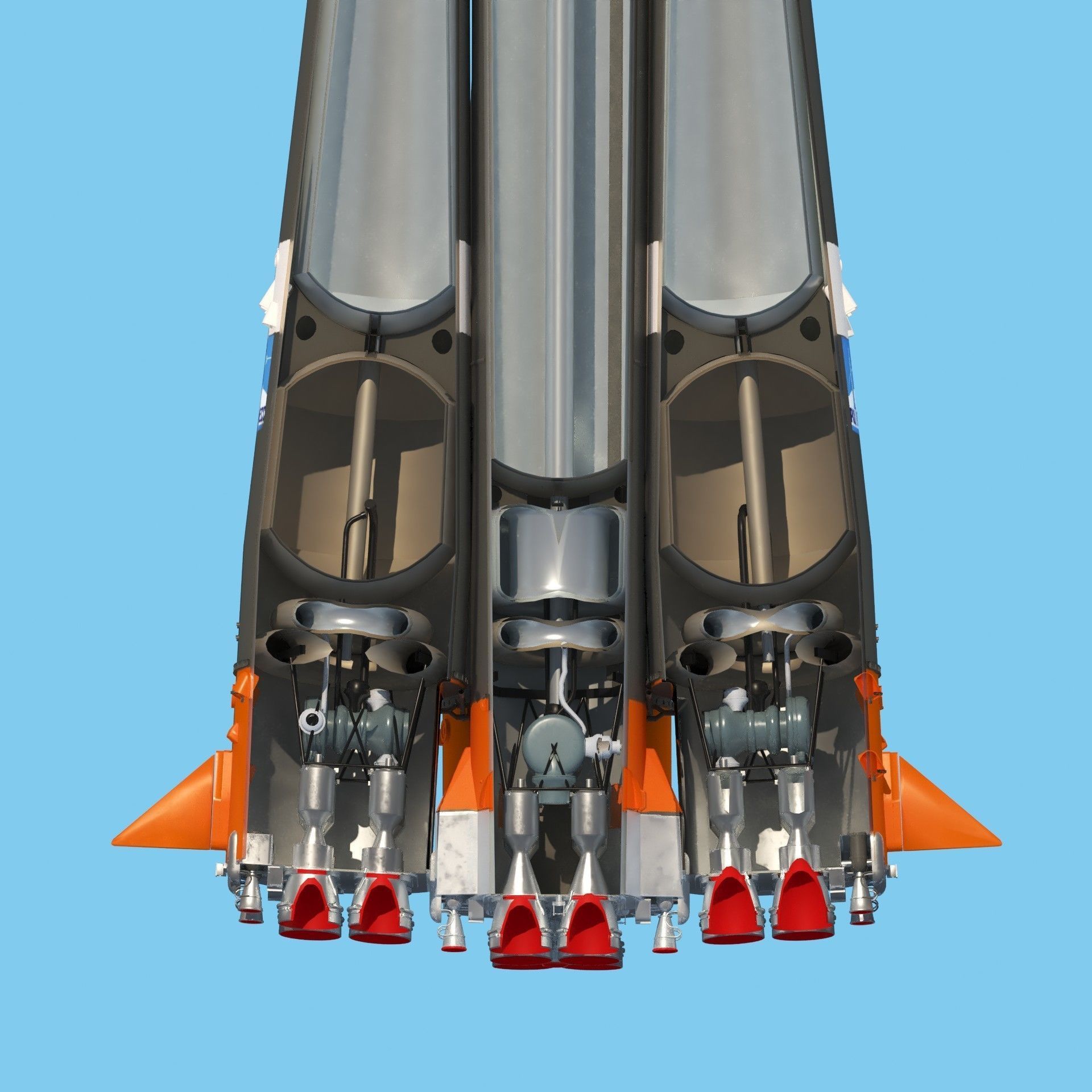 Soyuz 2 Rocket 3D model_6