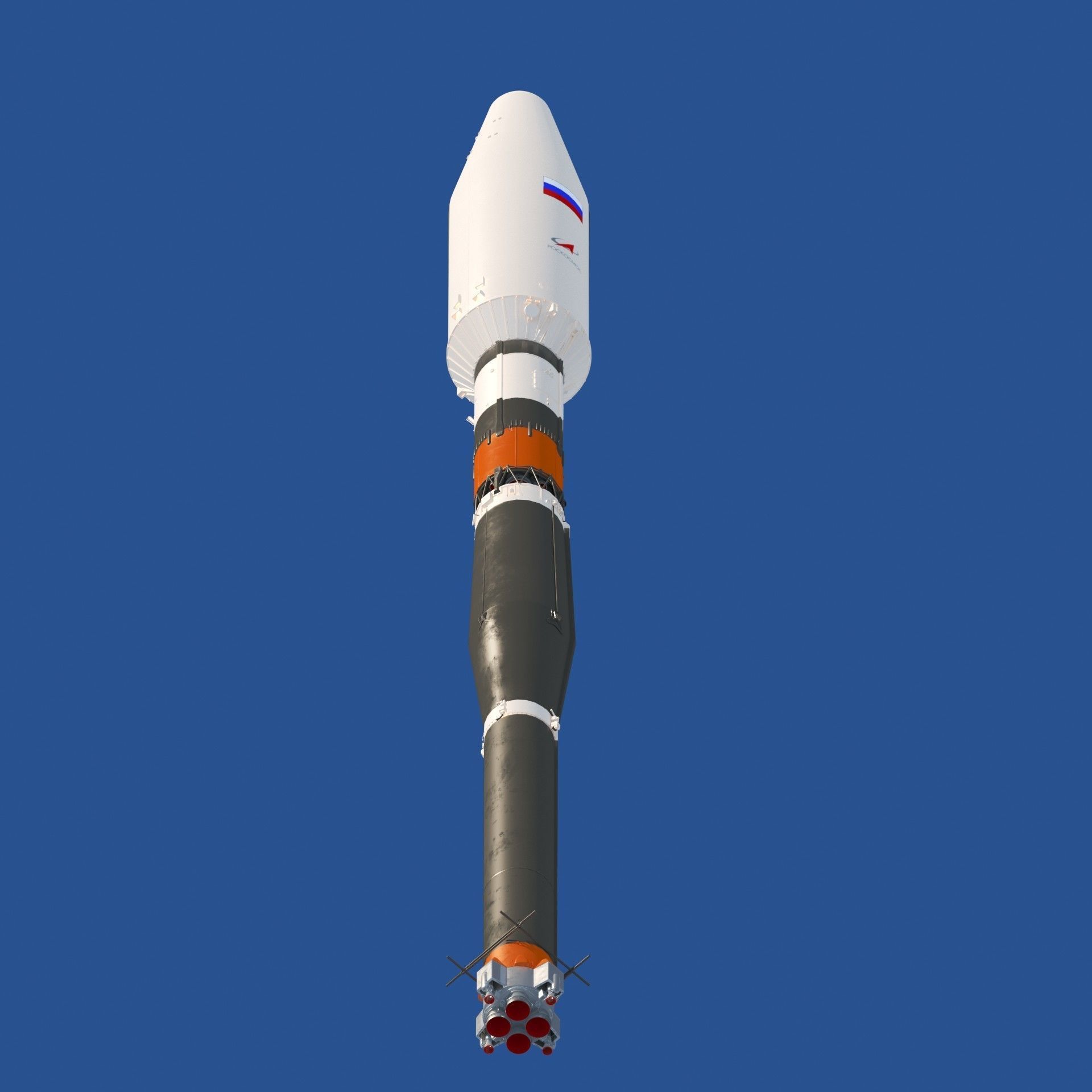 Soyuz 2 Rocket 3D model_9