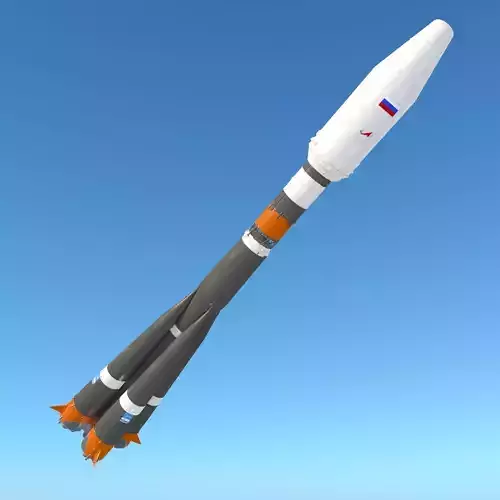 Soyuz 2 Rocket 3D model