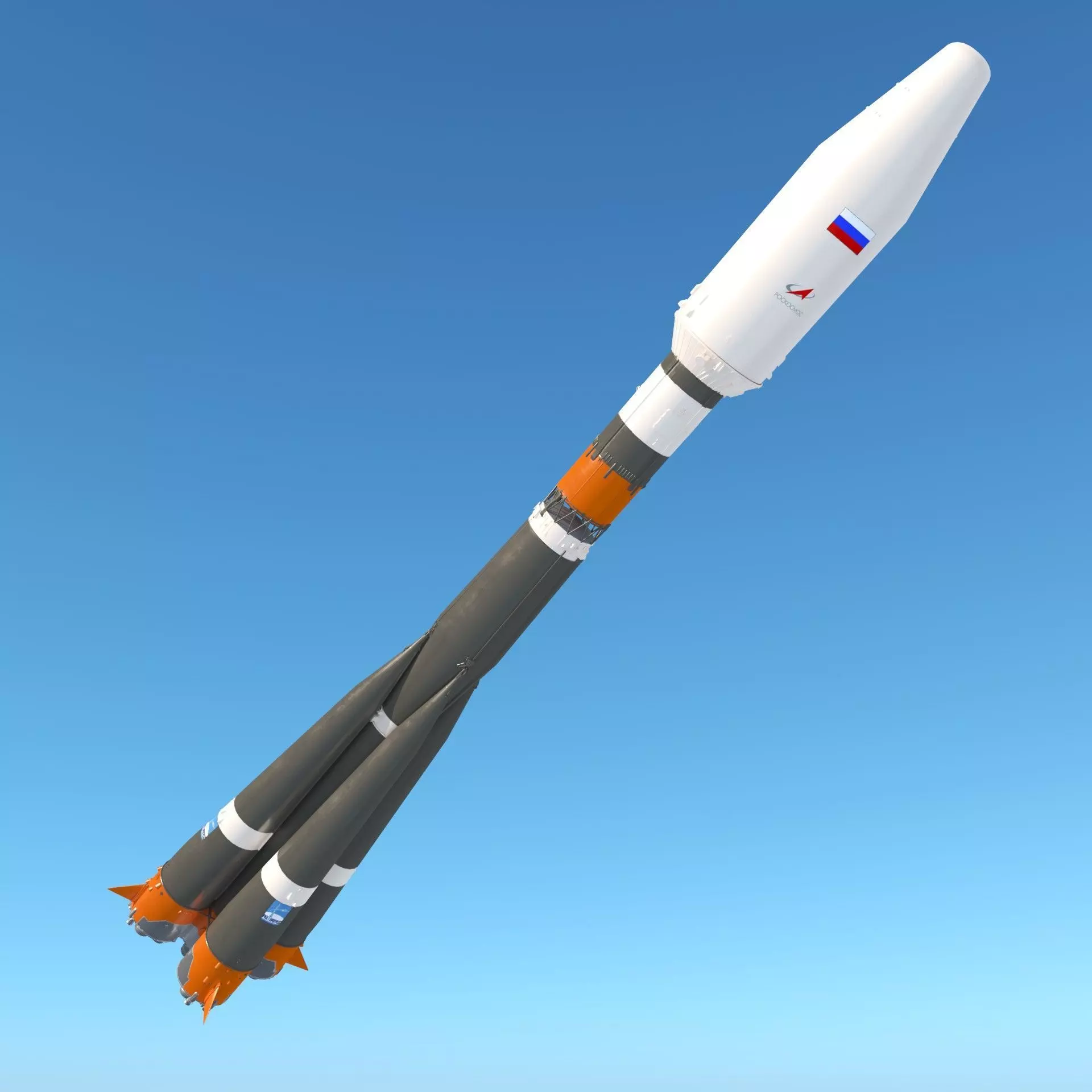 Soyuz 2 Rocket 3D model_0