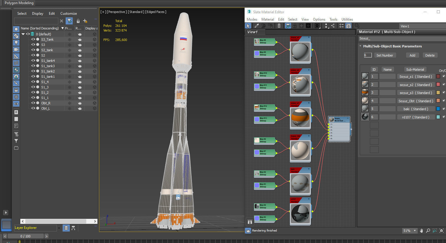 Soyuz 2 Rocket 3D model_14