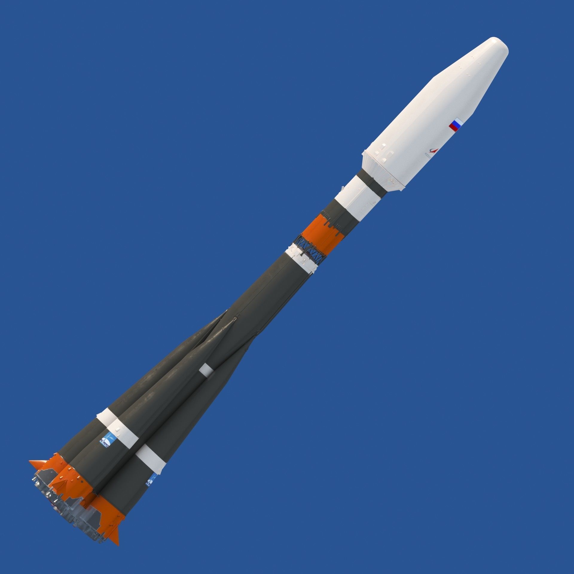 Soyuz 2 Rocket 3D model_12