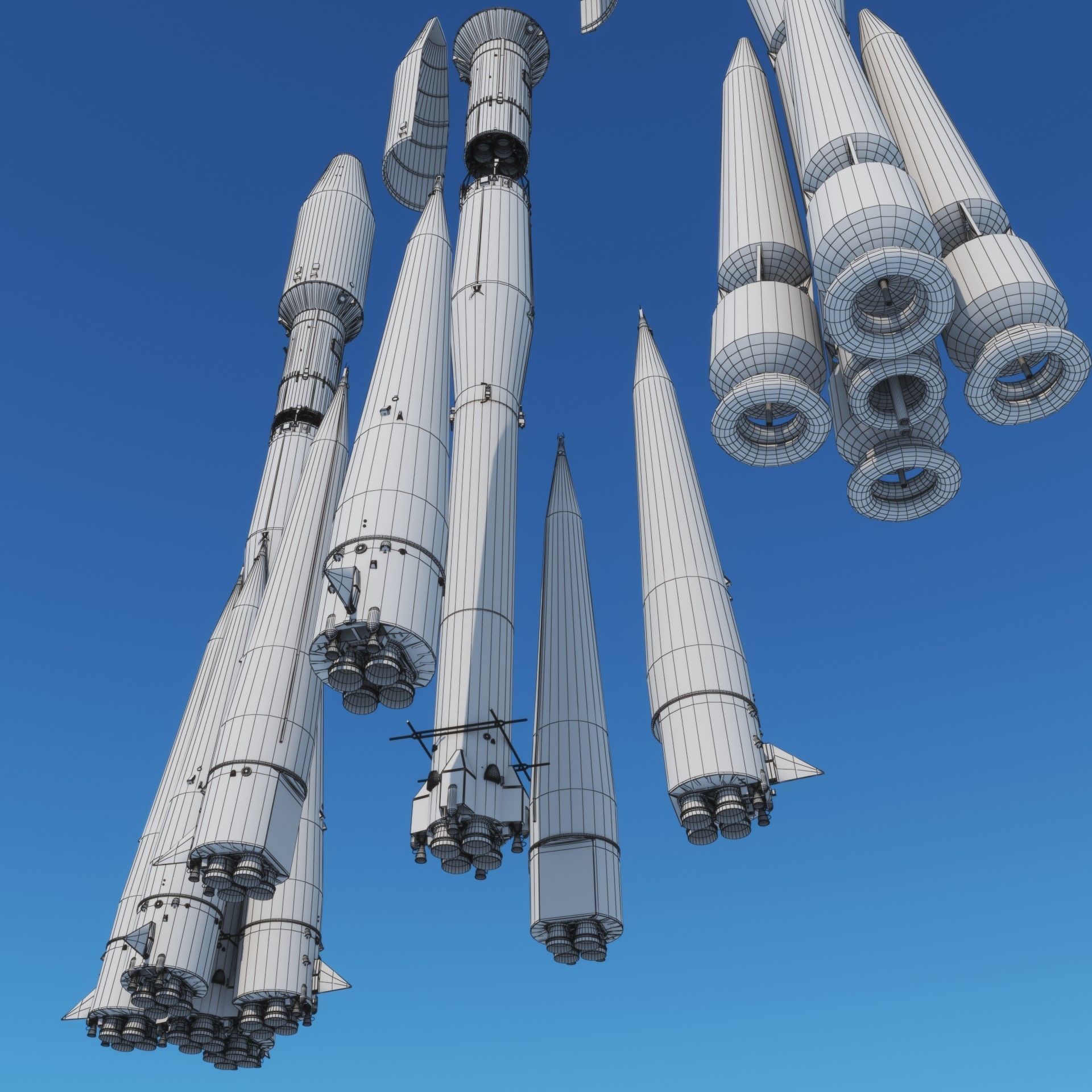 Soyuz 2 Rocket 3D model_16
