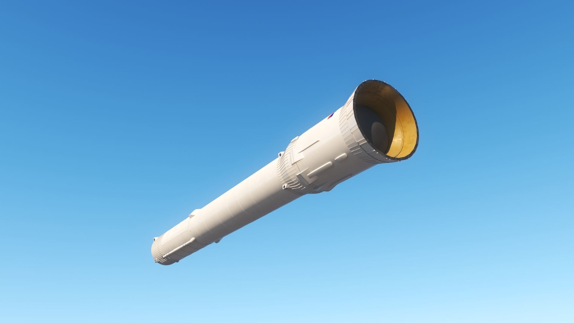 Angara A5 Rocket 3D model_4