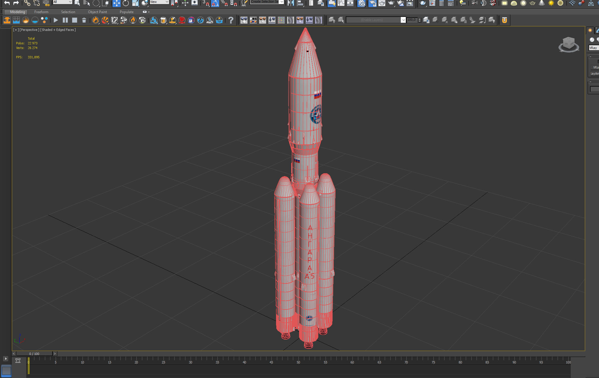 Angara A5 Rocket 3D model_15