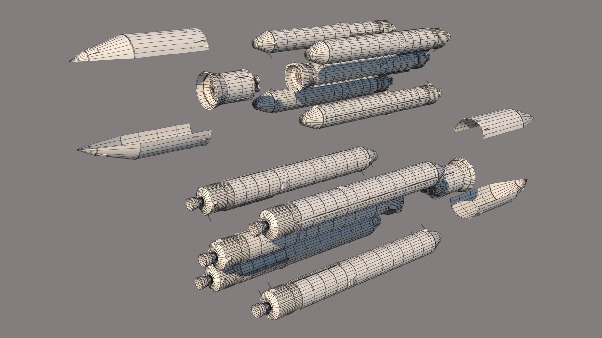 Angara A5 Rocket 3D model_16