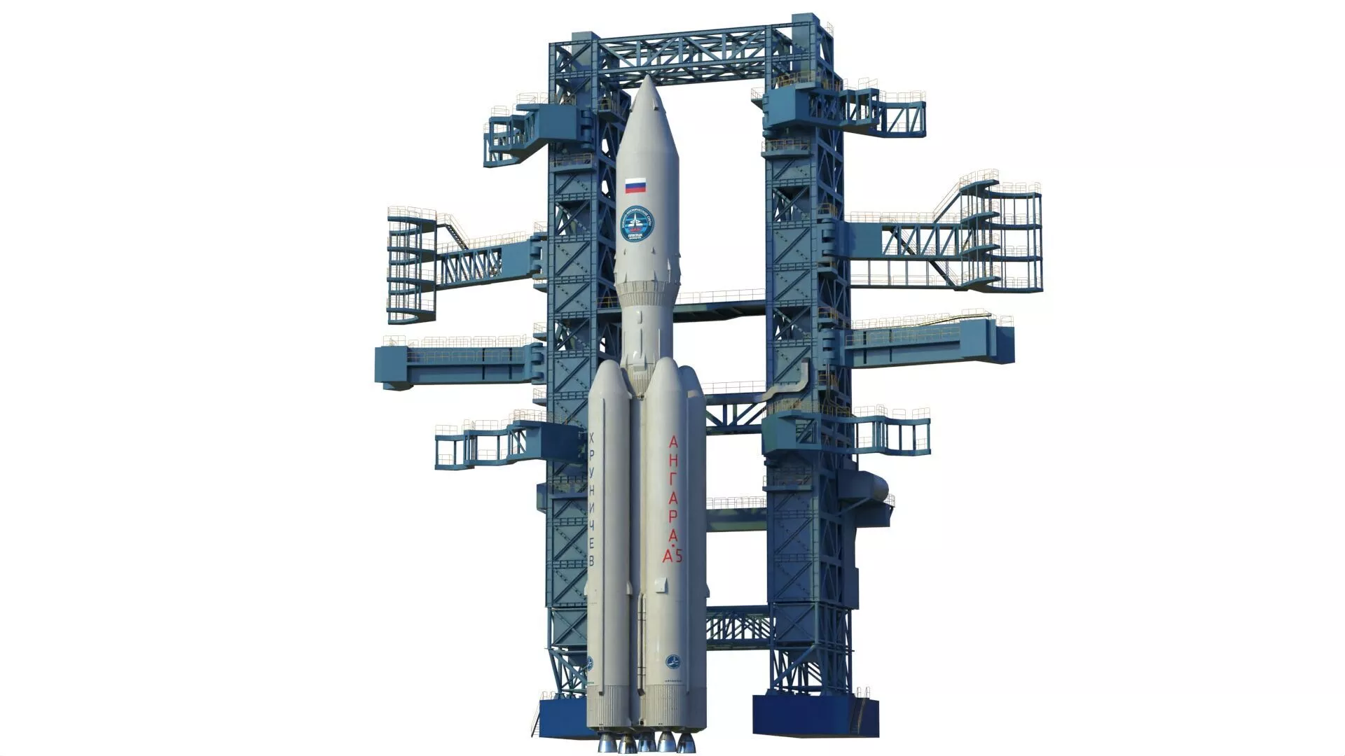 Angara A5 3D model