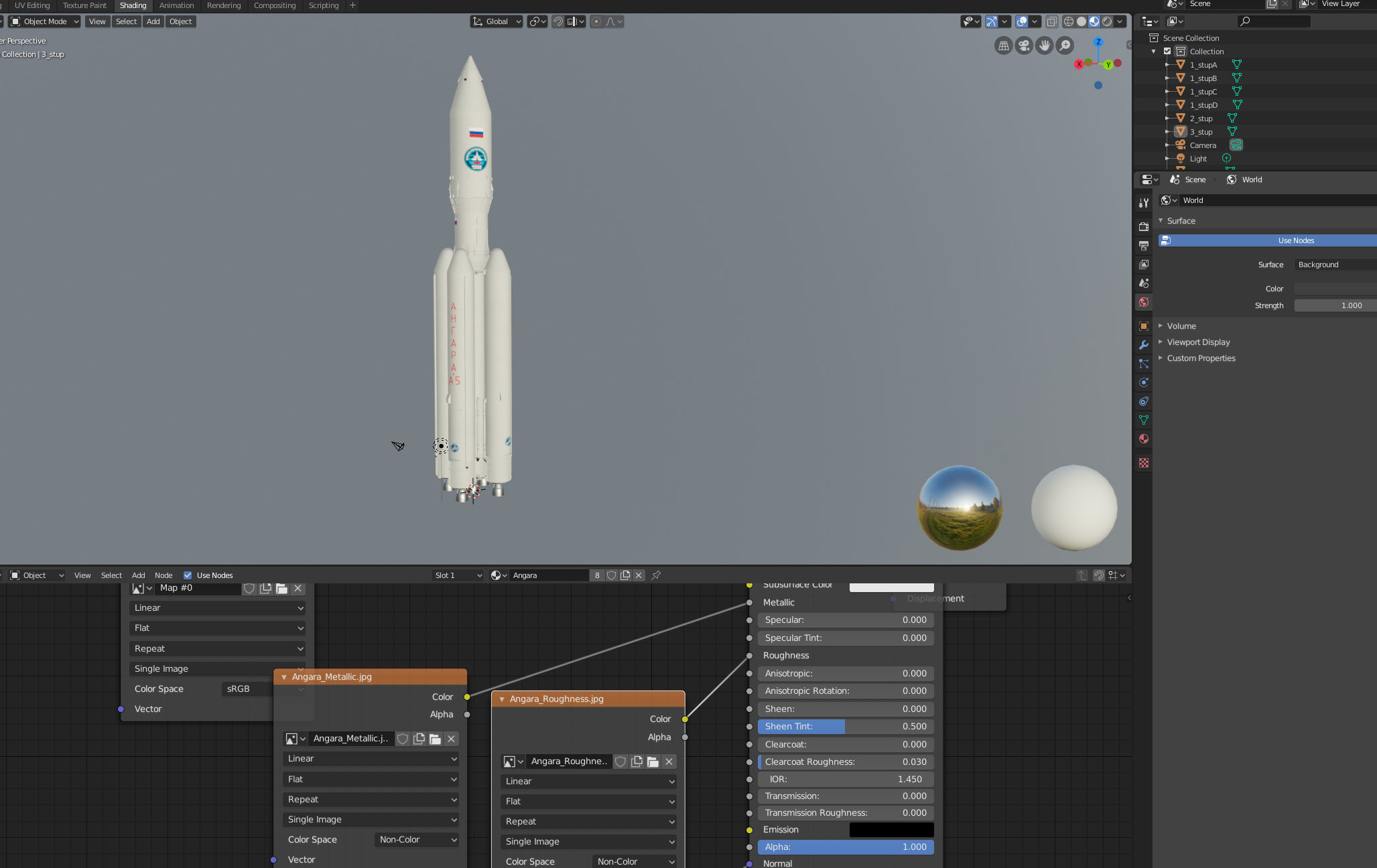 Angara A5 Rocket 3D model_17