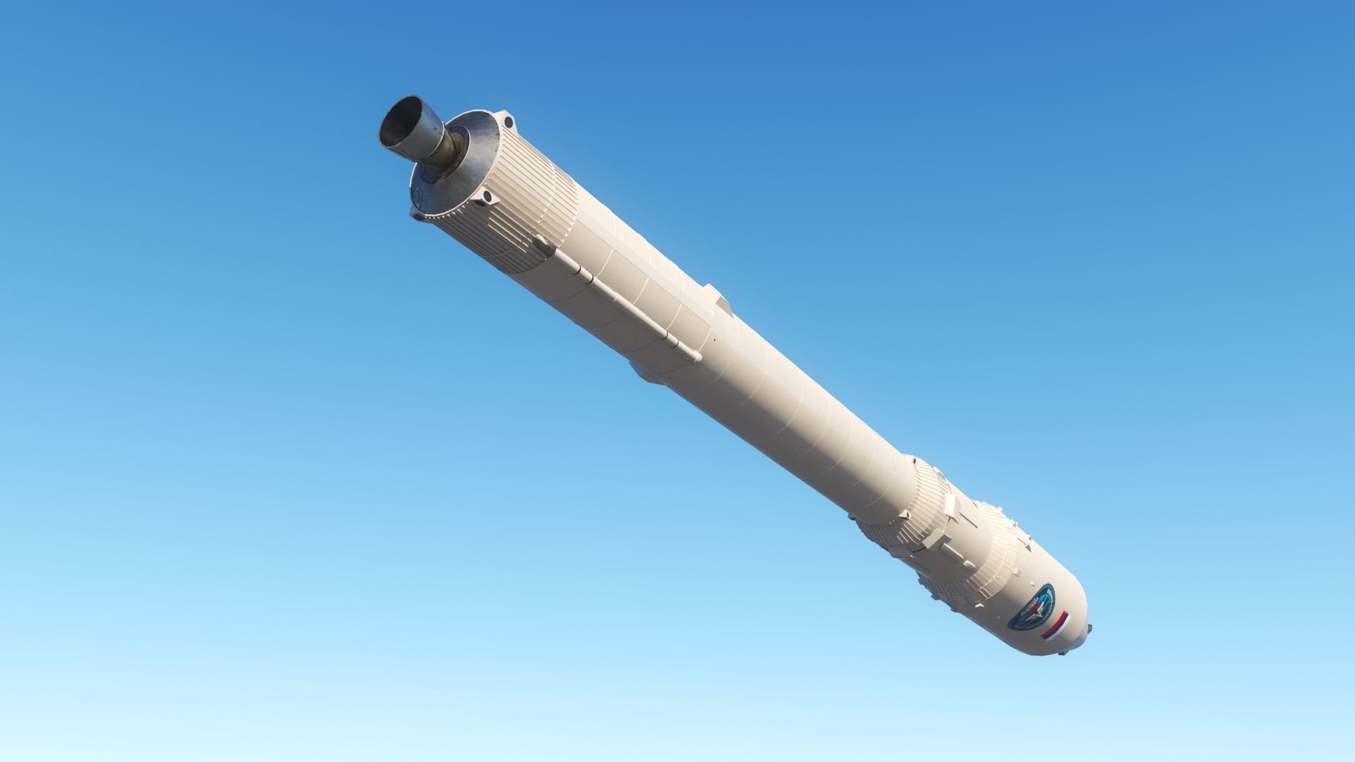 Angara A5 Rocket 3D model_9