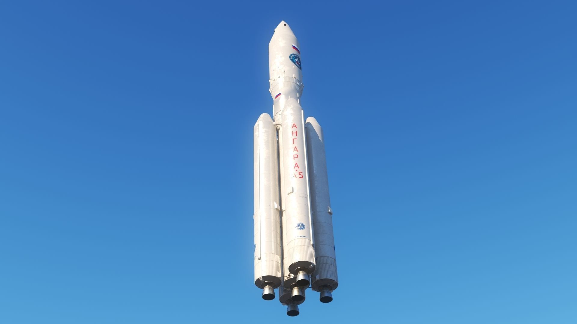 Angara A5 Rocket 3D model_12