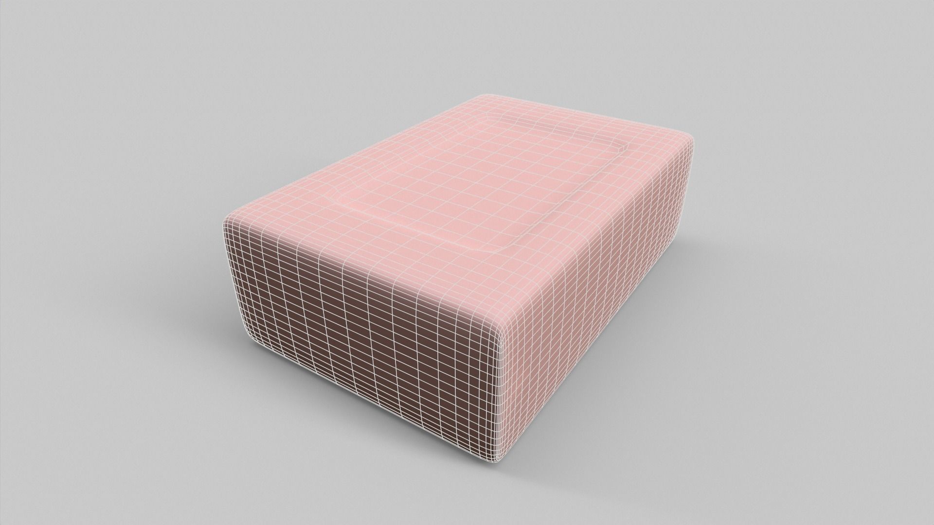 Bath Soap Low-poly 3D model_6