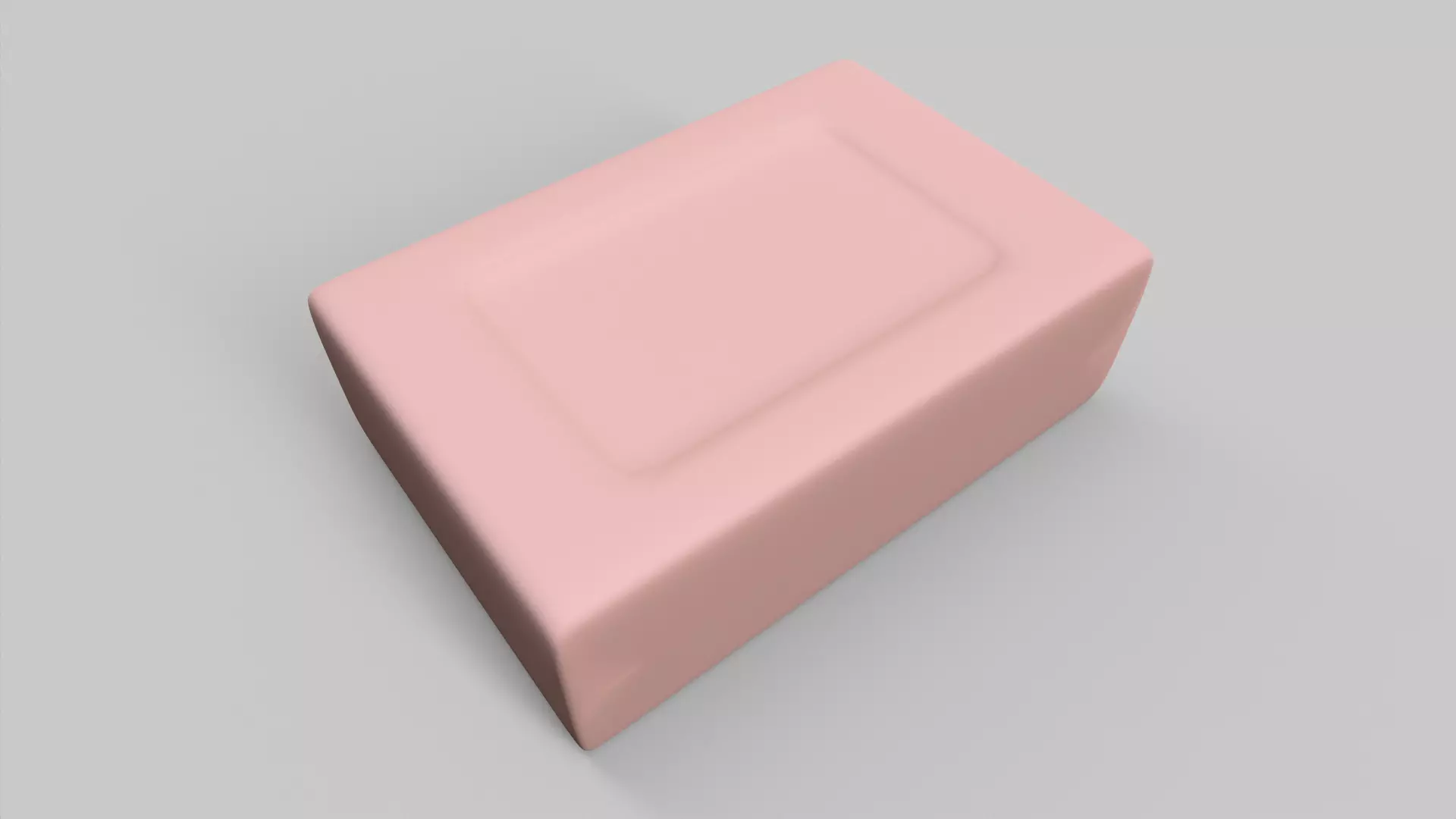 Bath Soap Low-poly 3D model_0