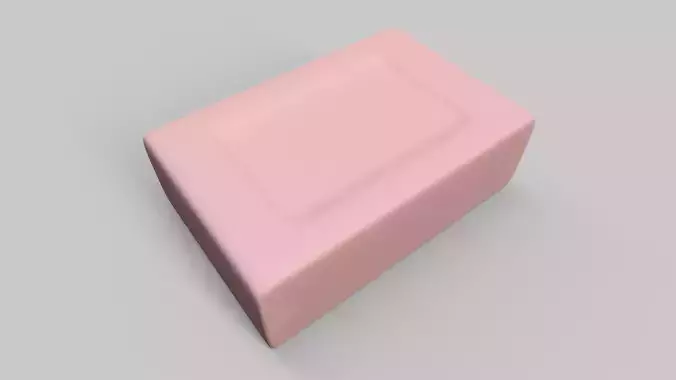 Bath Soap Low-poly 3D model