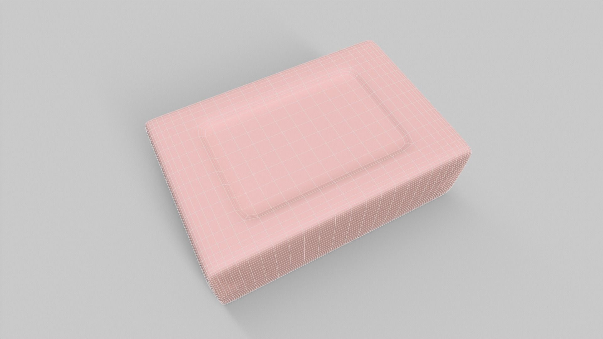 Bath Soap Low-poly 3D model_5