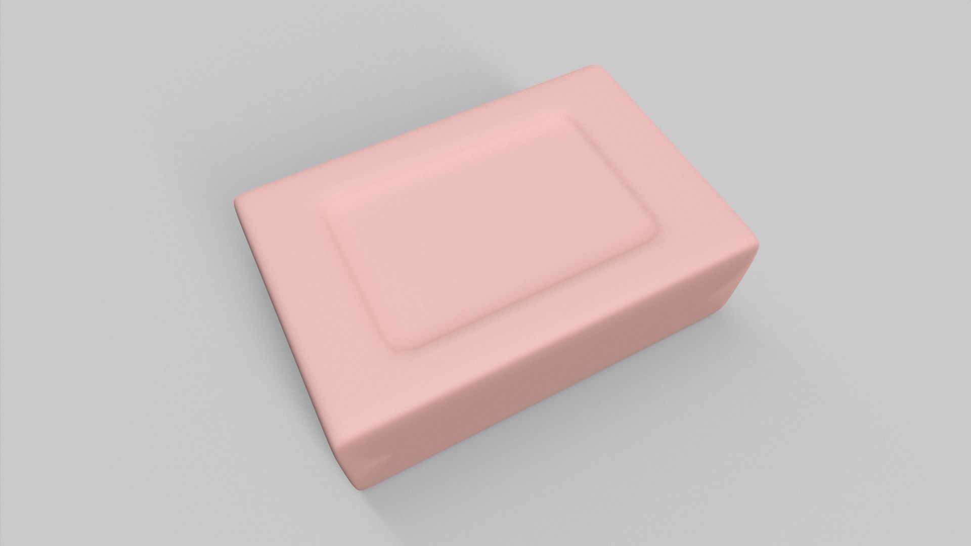 Bath Soap Low-poly 3D model_4