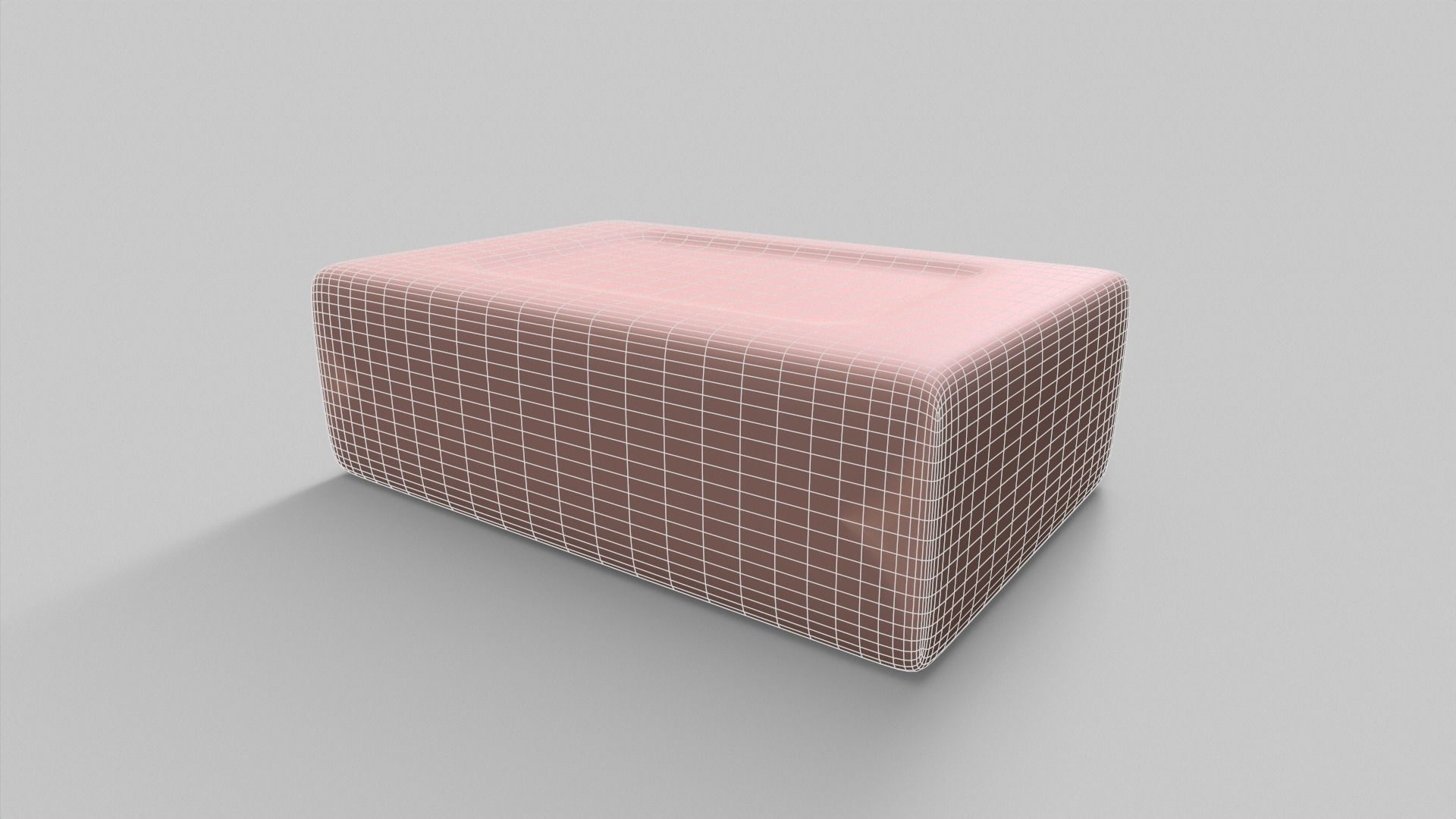 Bath Soap Low-poly 3D model_7