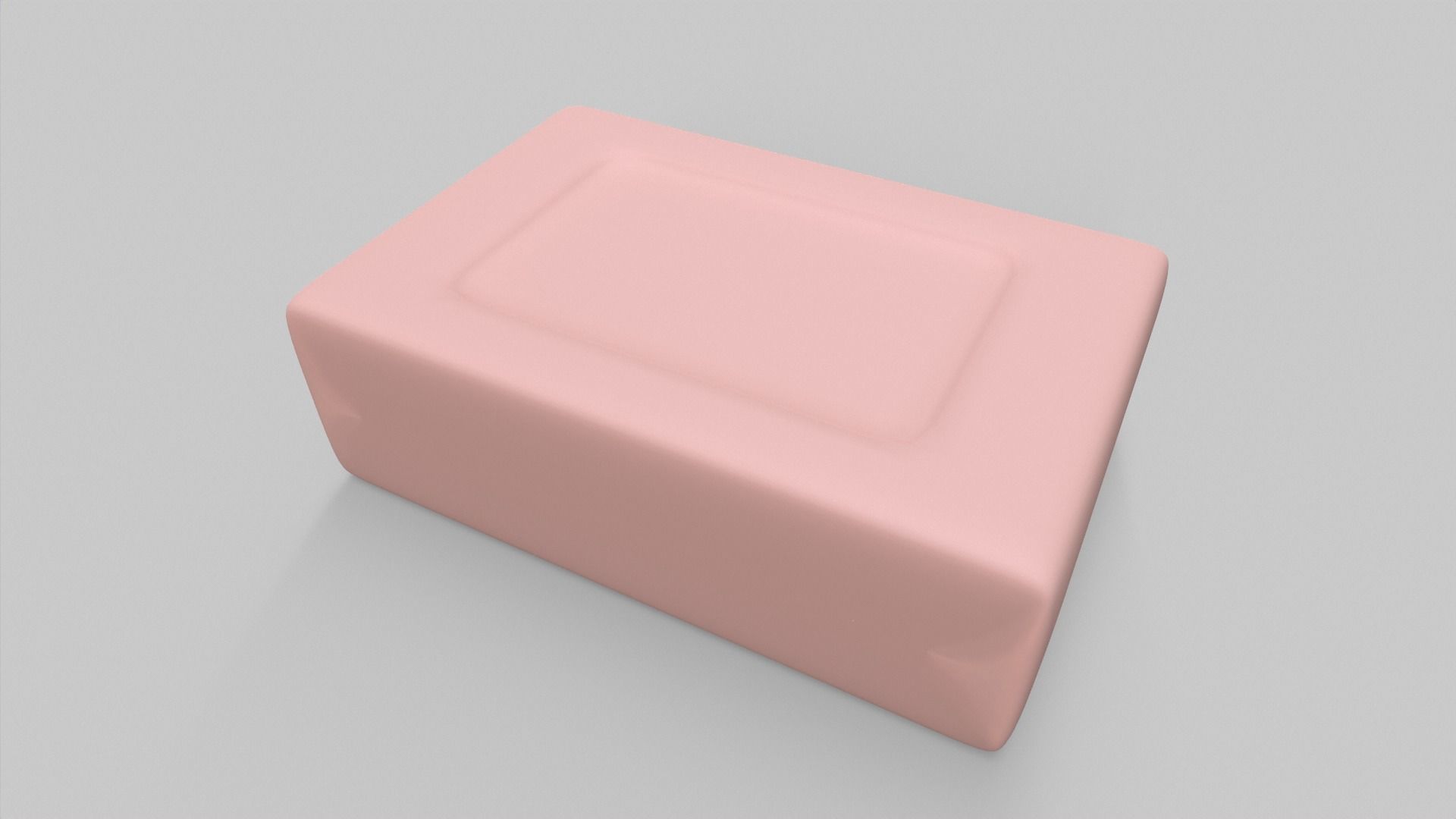 Bath Soap Low-poly 3D model_2