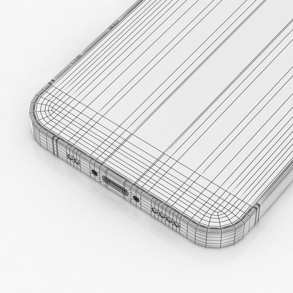 Apple iPhone 13 mini Green Low-poly 3D model_23