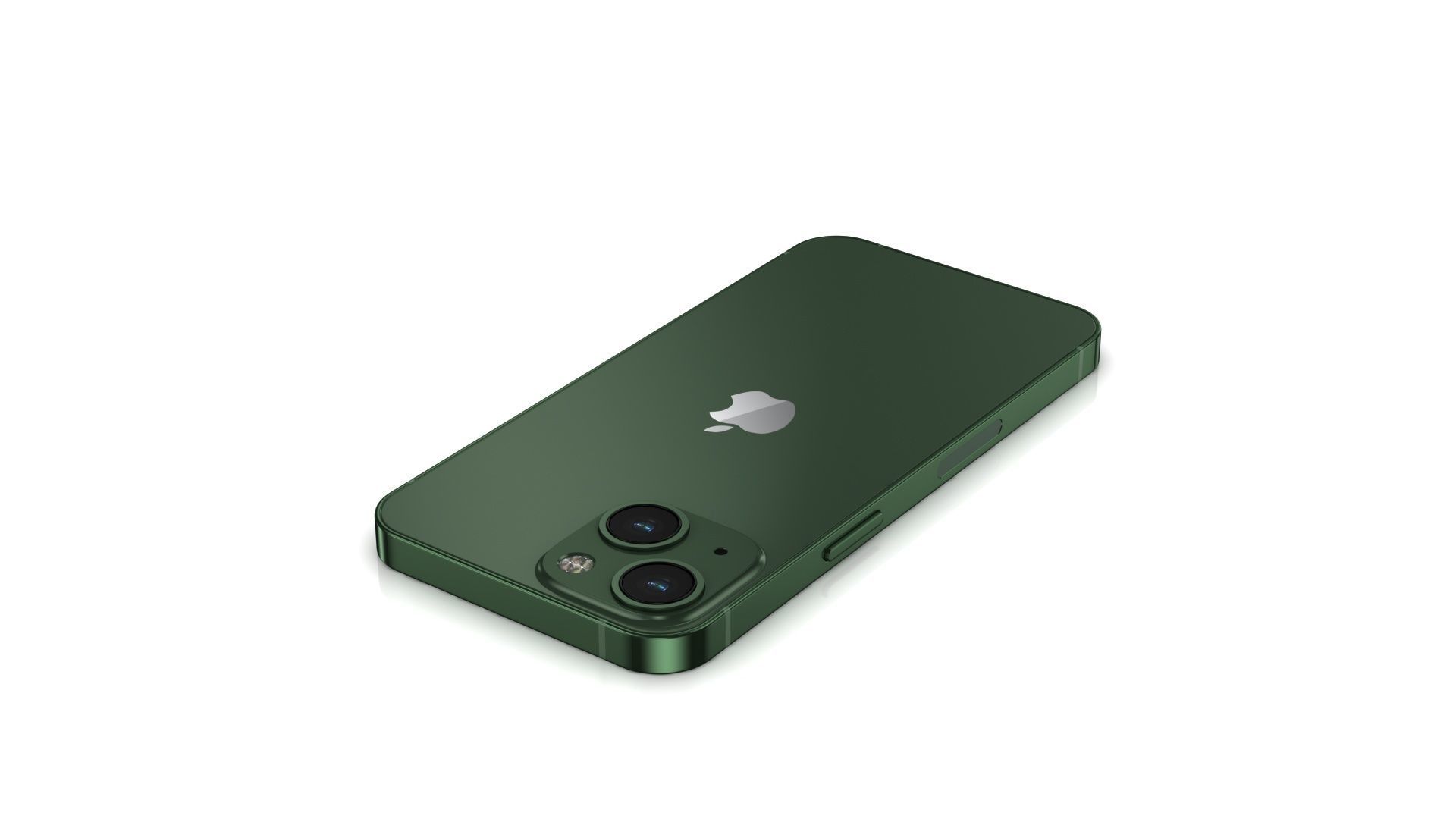 Apple iPhone 13 mini Green Low-poly 3D model_9
