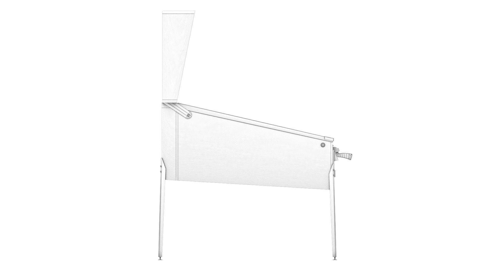 Pinball lowpoly Fish Quest Low-poly 3D model_5