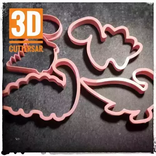 SET DINOSAURS - COOKIE CUTTERS