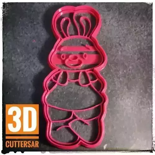 STANDING RABBIT -  COOKIE CUTTER