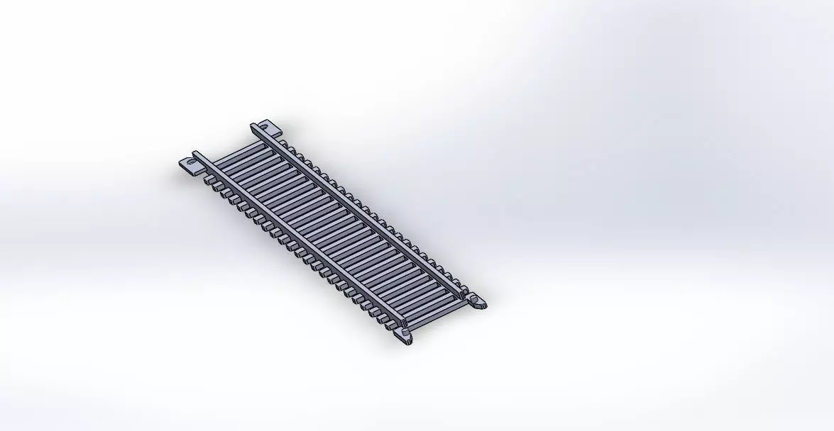 TRAIN RAIL Free 3D print model_0