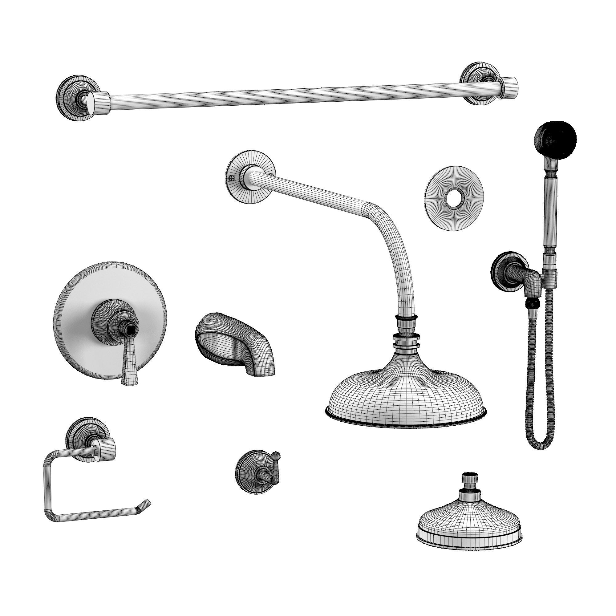Easton set waterworks 3D model_1