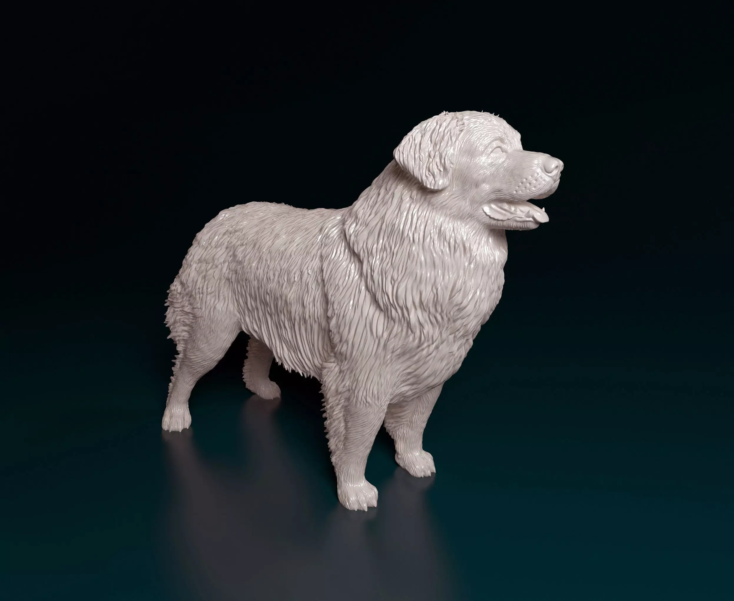 Leonberger dog 3D print model_0