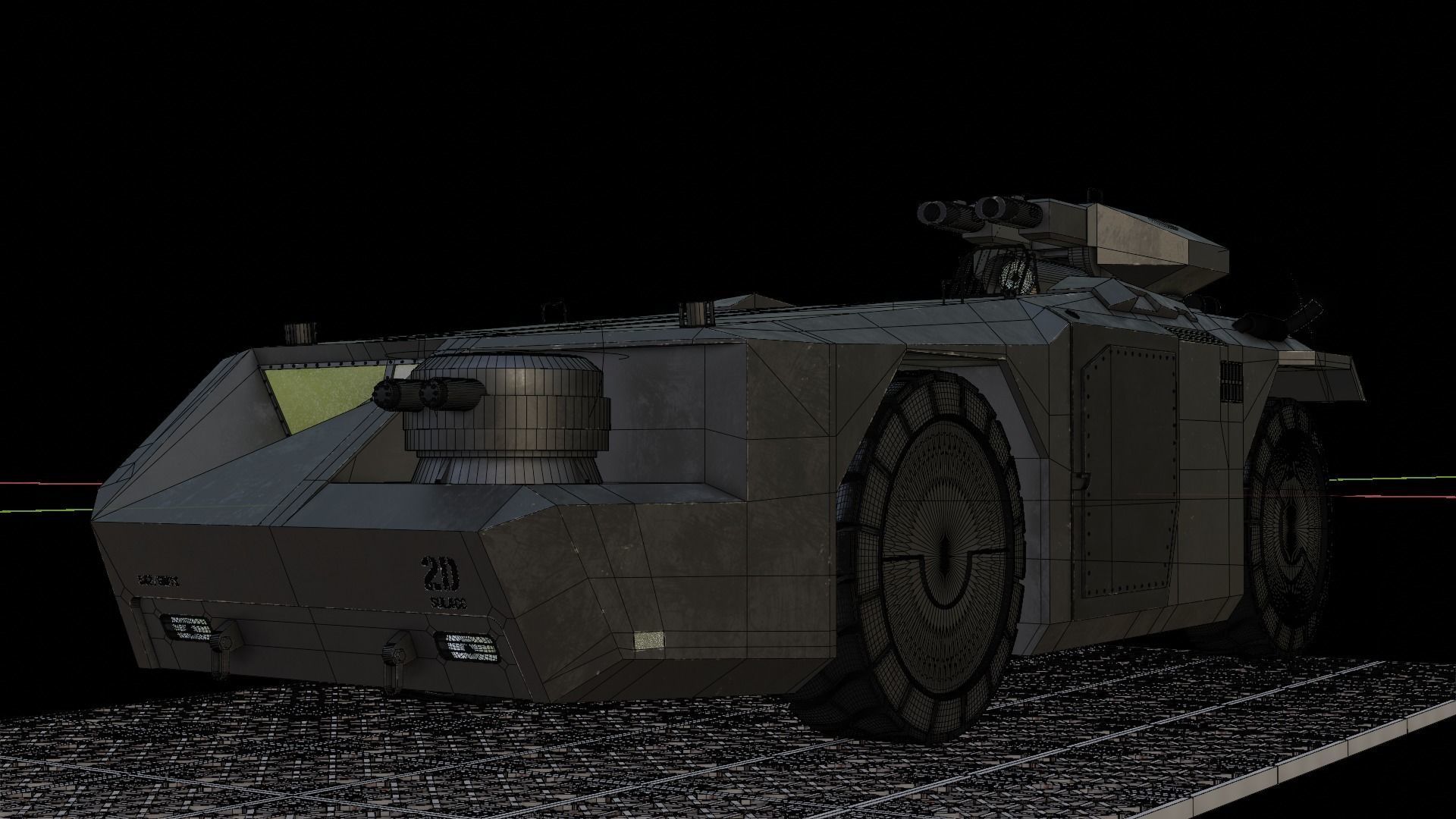 APC M577 3D model_2