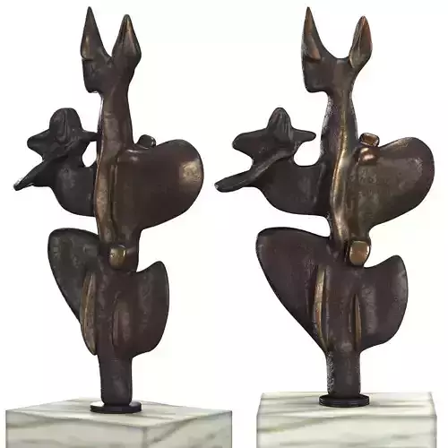 Decor bronze sculpture