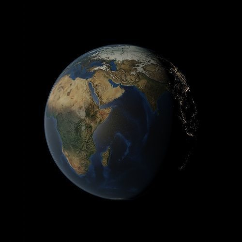 planet Earth Free 3D model