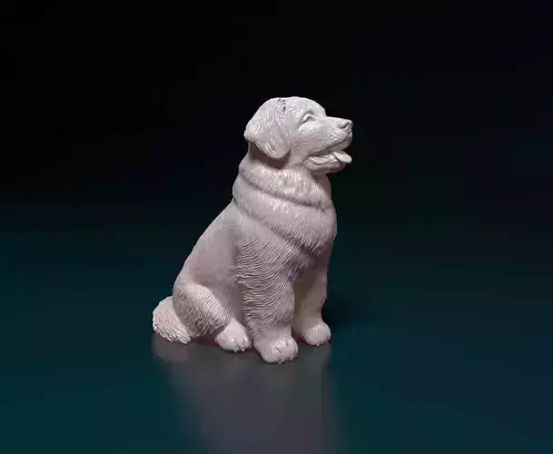 Leonberger dog figurine