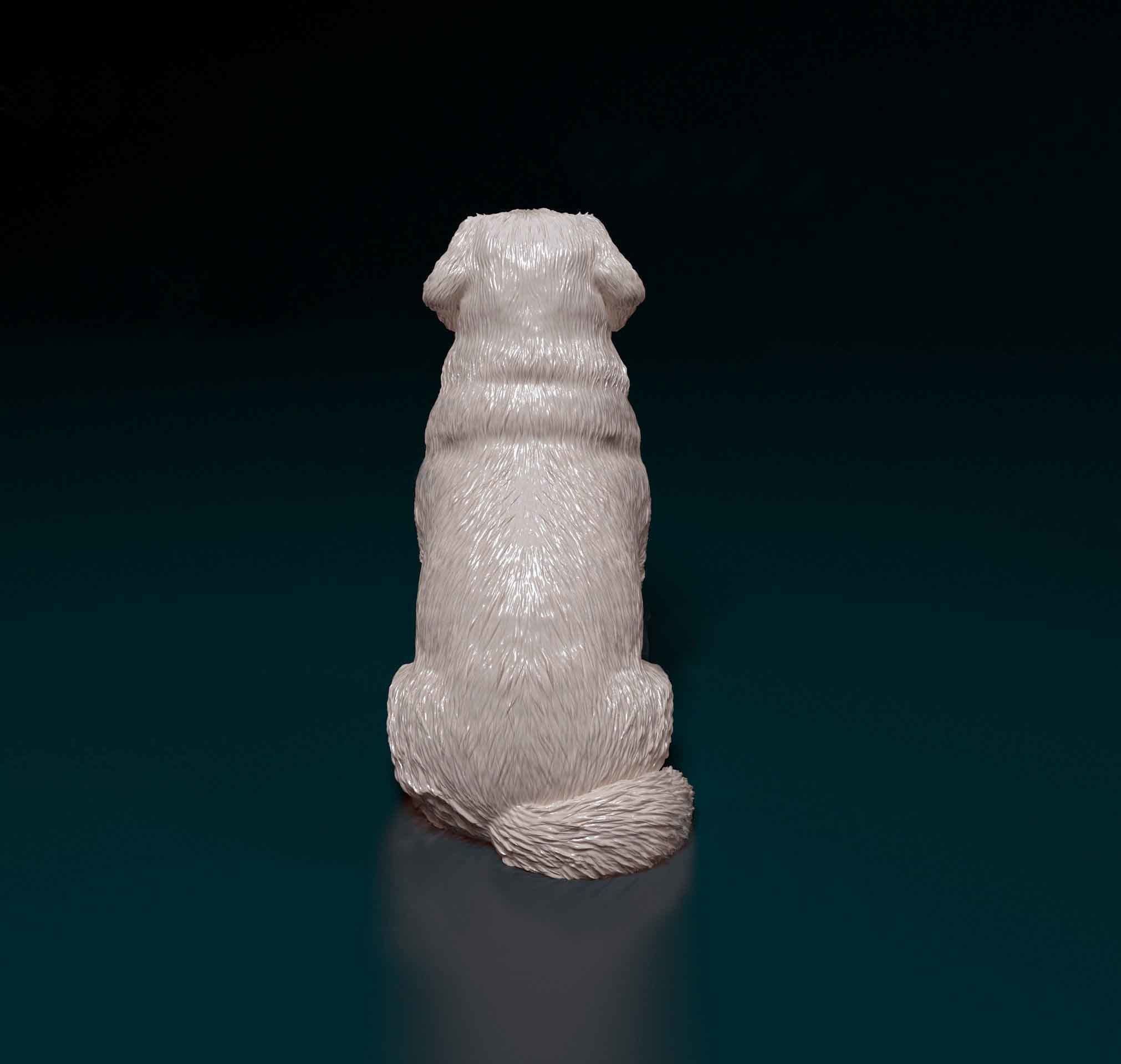 Leonberger dog figurine 3D print model_3