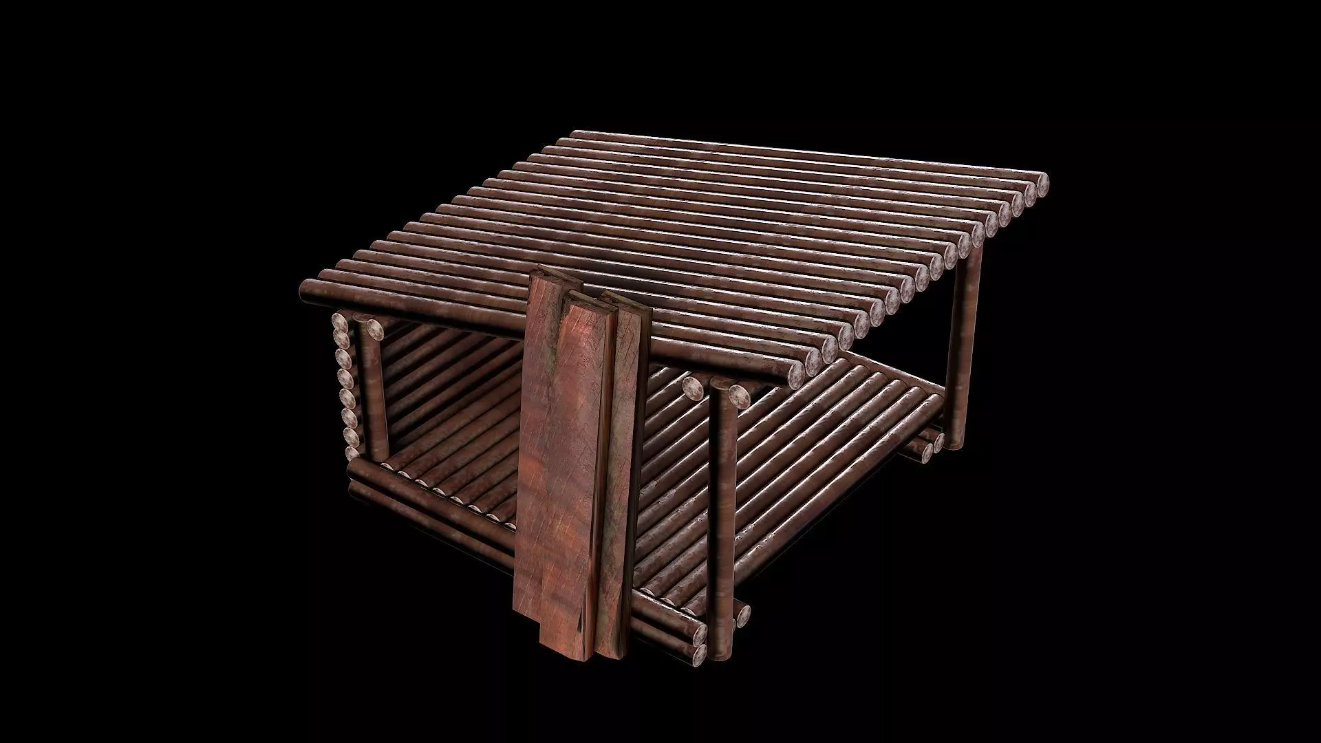 Viking tartack fantasy medieval  Low-poly 3D model_0