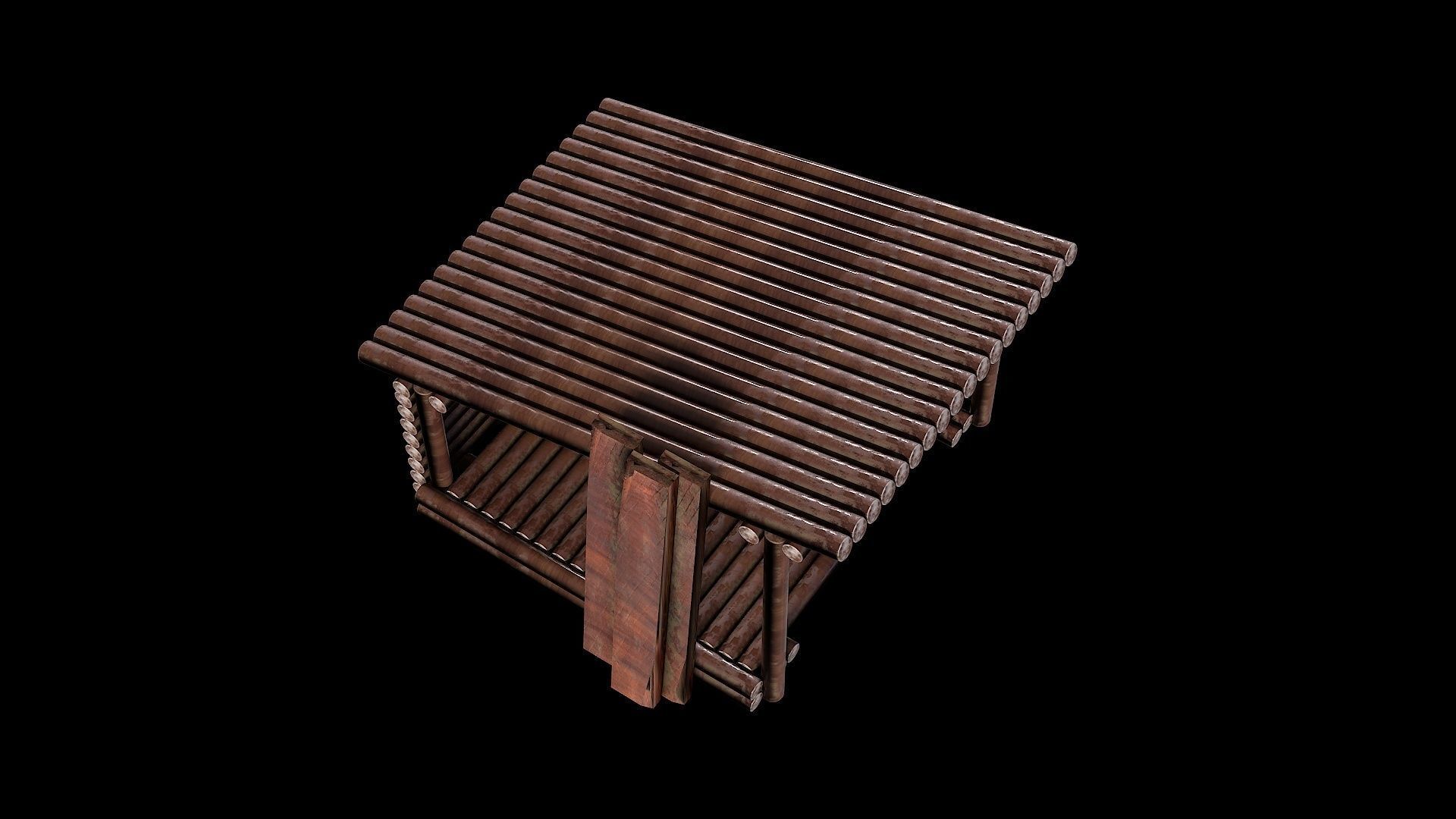 Viking tartack fantasy medieval  Low-poly 3D model_3