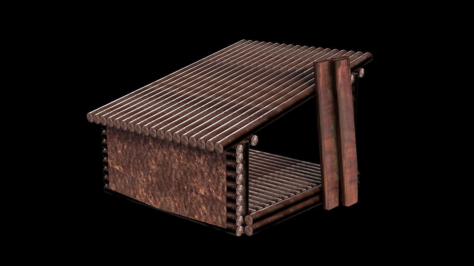 Viking tartack fantasy medieval  Low-poly 3D model_1