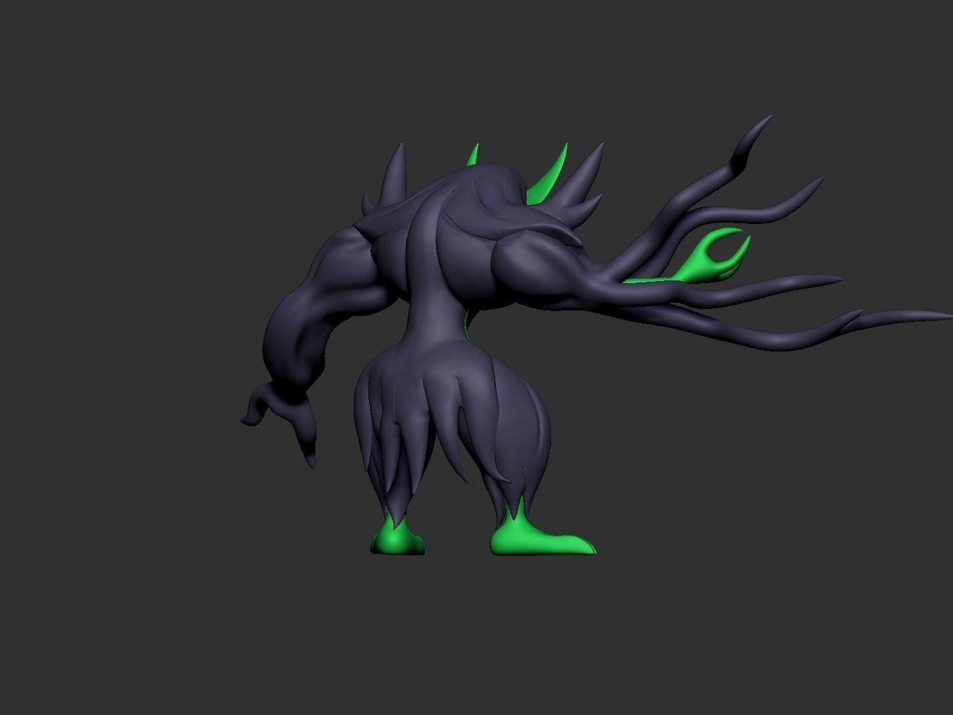 pokemon grimmsnarl 3D print model_13