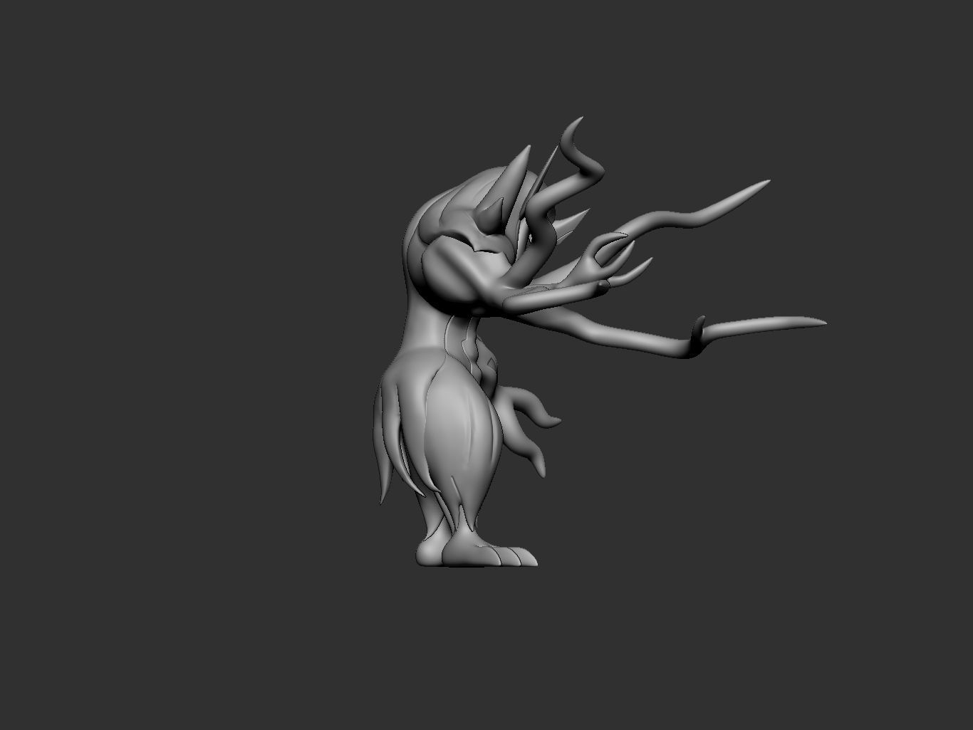 pokemon grimmsnarl 3D print model_4
