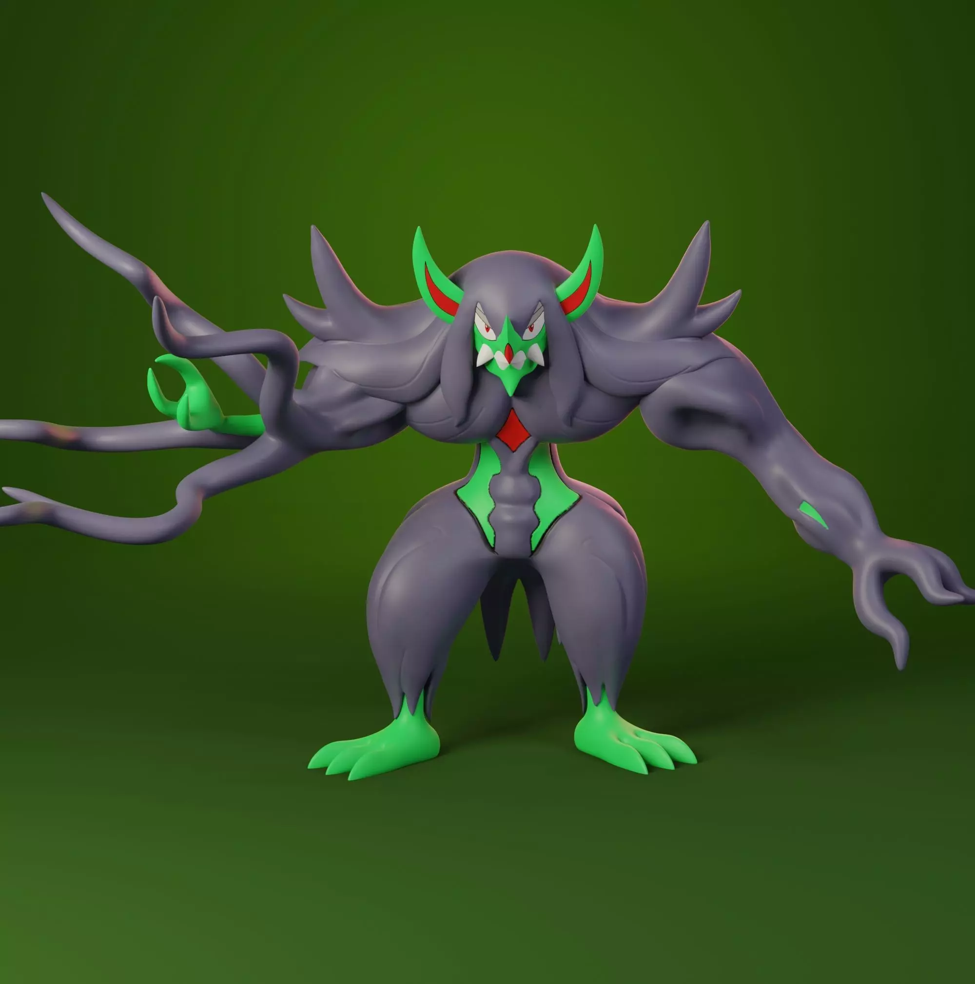 pokemon grimmsnarl 3D print model_0