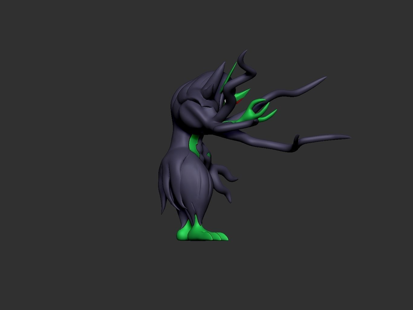 pokemon grimmsnarl 3D print model_3