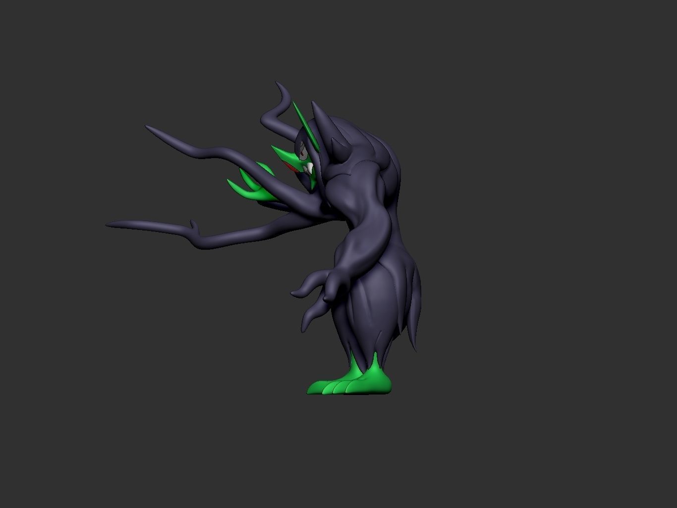 pokemon grimmsnarl 3D print model_9