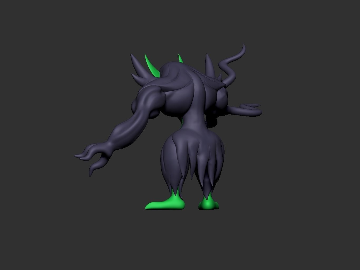 pokemon grimmsnarl 3D print model_11