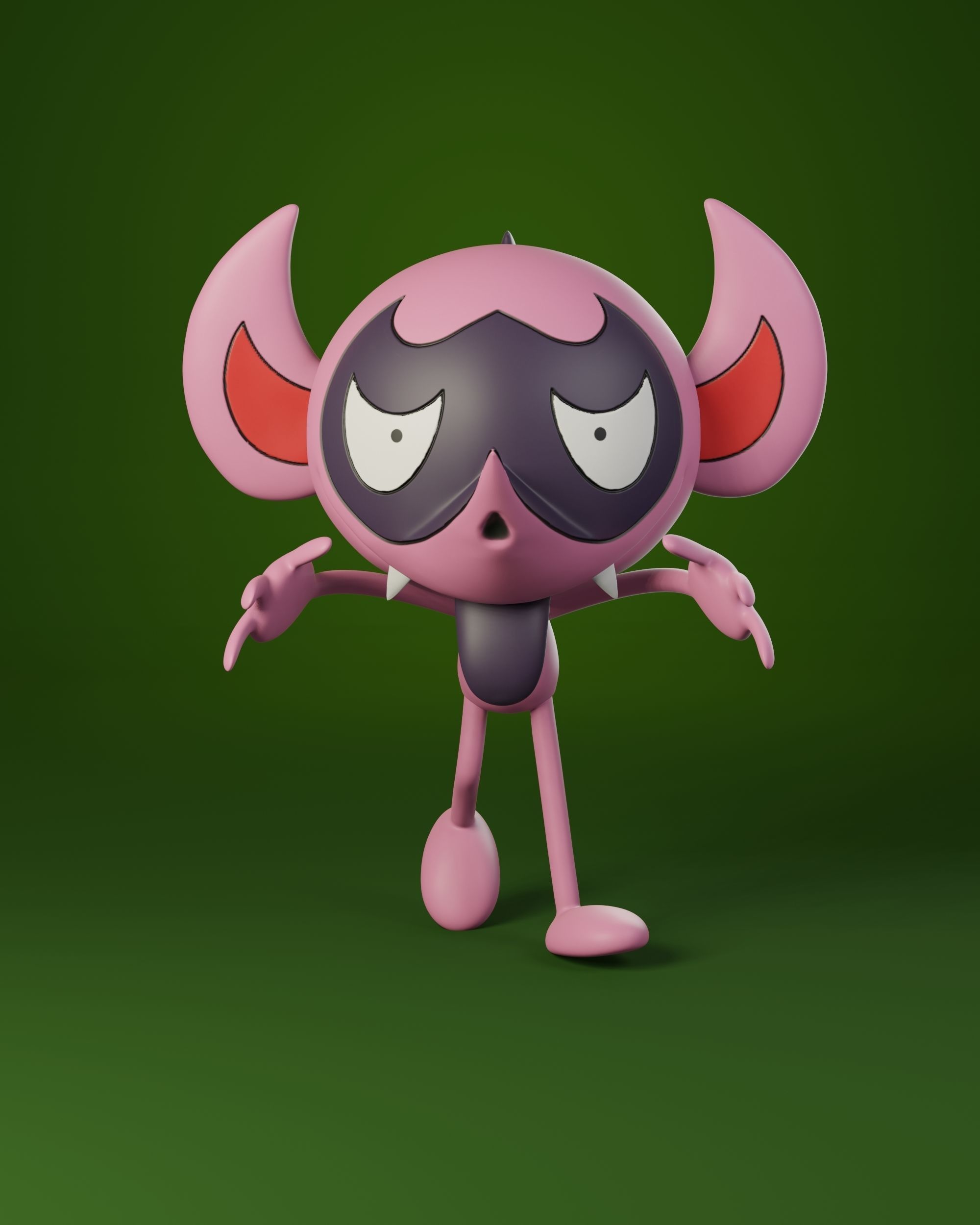 pokemon impidimp evolution pack 3D print model_1