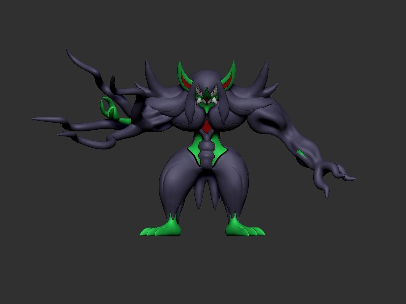 pokemon impidimp evolution pack 3D print model_12