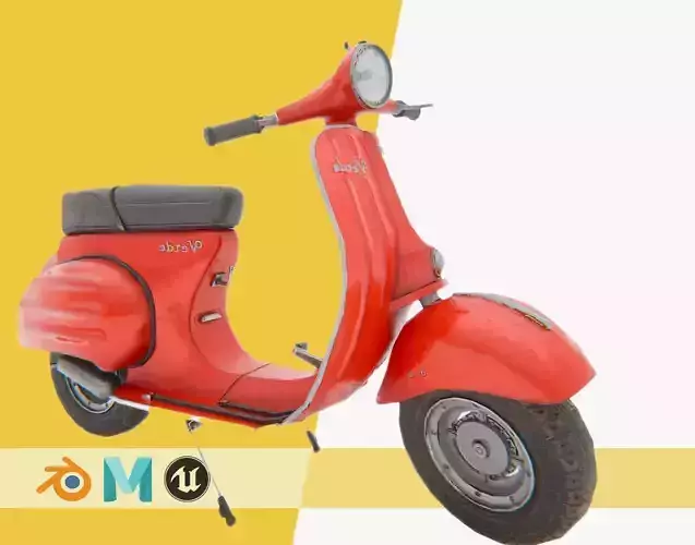 Vespa scooter motorcycle