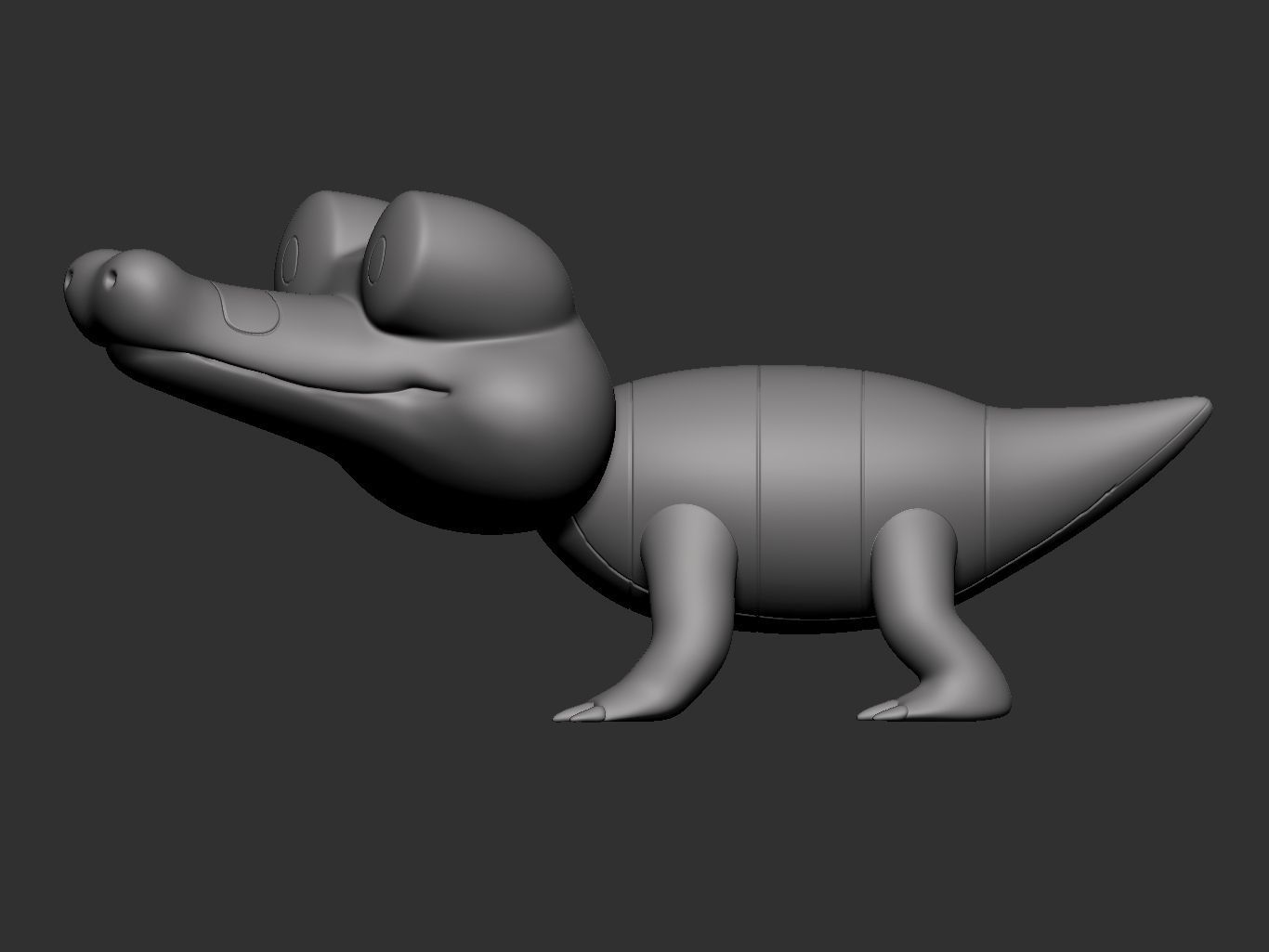 pokemon sandile 3D print model_12