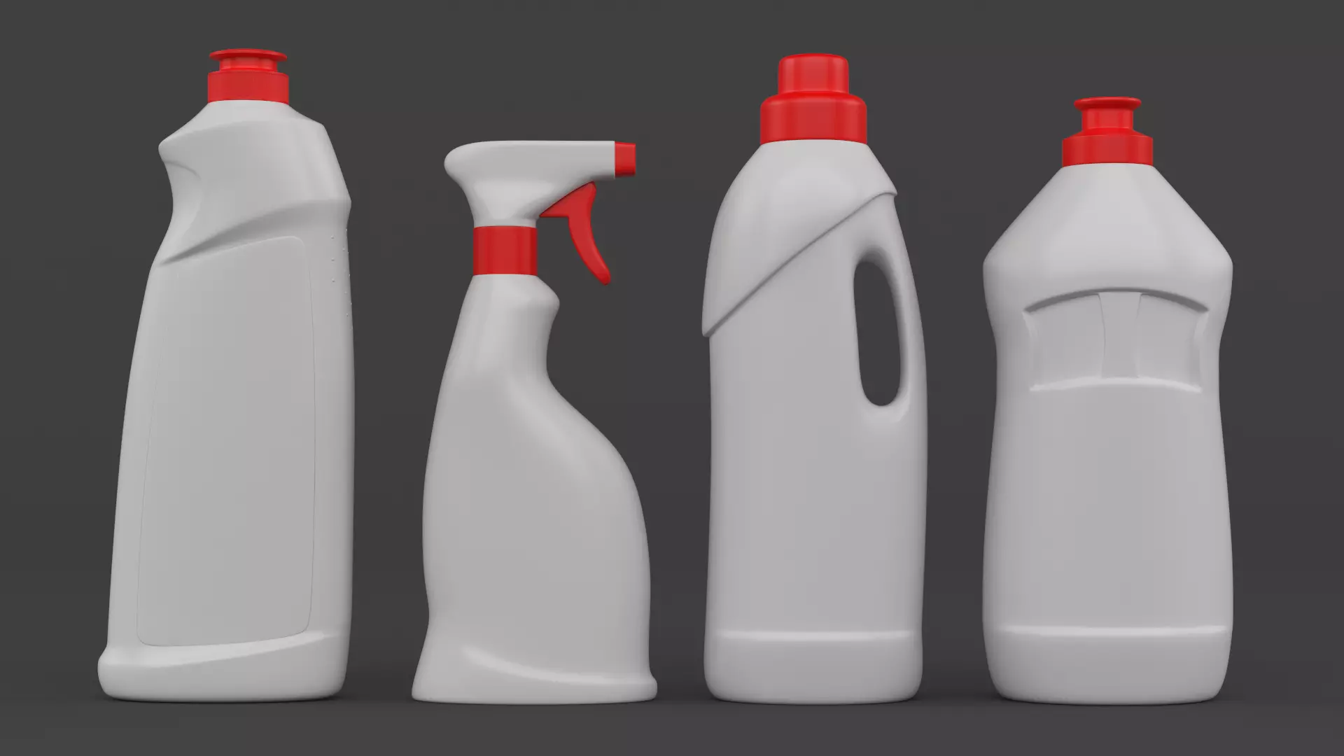 Plastic Bottles 3D model