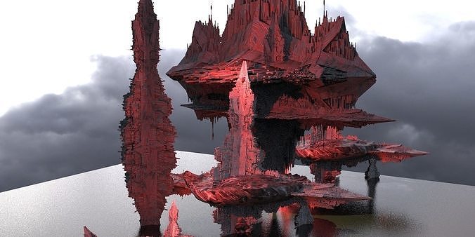 Fractal City Dr Strange Influenced 4 3D model