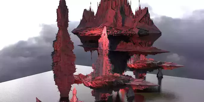 Fractal City Dr Strange Influenced 4 3D model